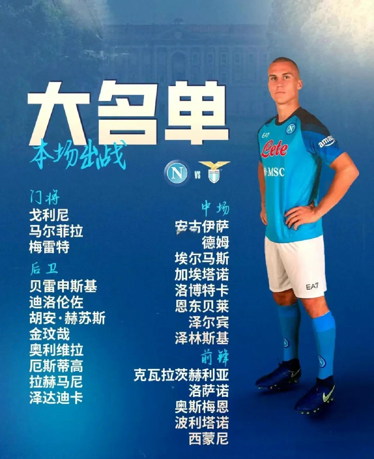 世俱杯参赛资格-那不勒斯客场不敌拉齐奥，攻击阵型紊乱